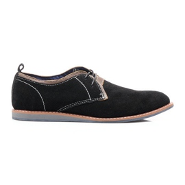 Mazaro Chaussures homme en cuir noir