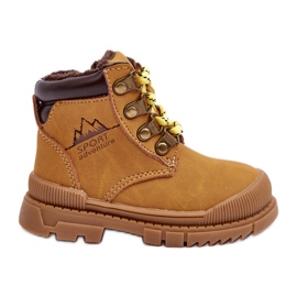 Bottes isolées Camel Walter pour enfants brun