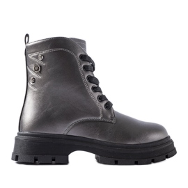 Bottes fille isolées graphite par Basara gris Bottes fille isolées graphite par Basara gris