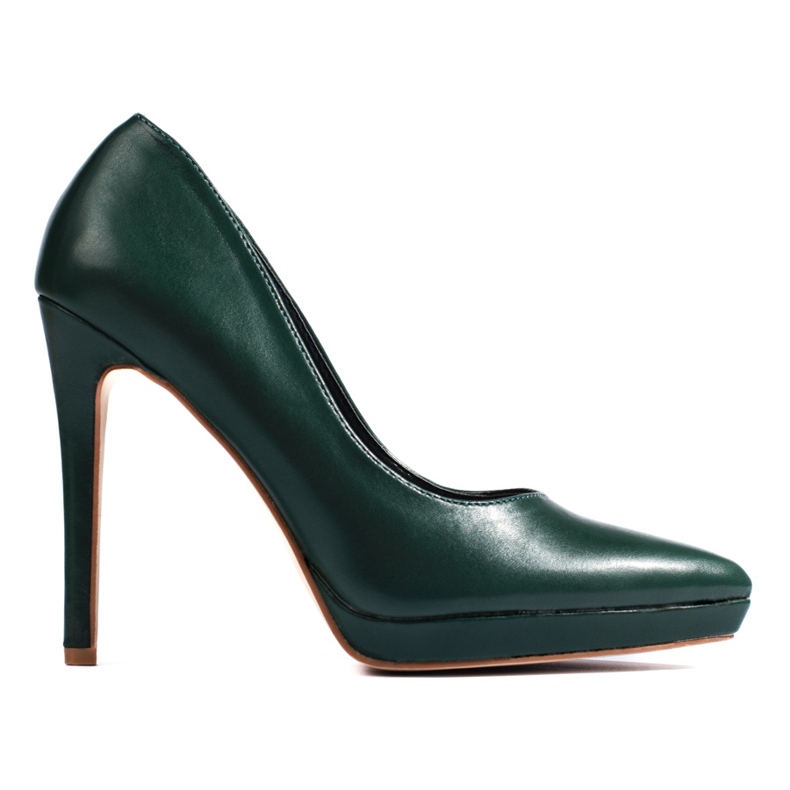 Escarpins à talons hauts Shelovet vert foncé violet