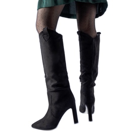 Santiags Draper noires