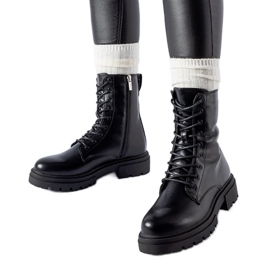 Bottes Heights isolées noires