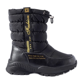 Bottes de neige hautes isolées noires Taziano