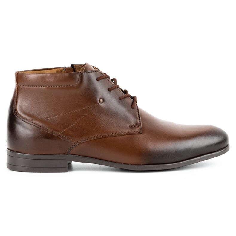 Olivier Chaussures habillées en cuir homme isolées 802MA marron brun