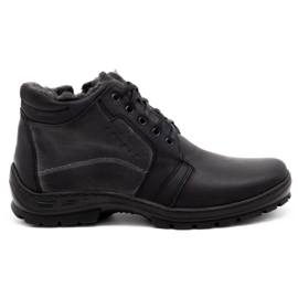 Polbut Bottes d'hiver pour hommes noires K9s