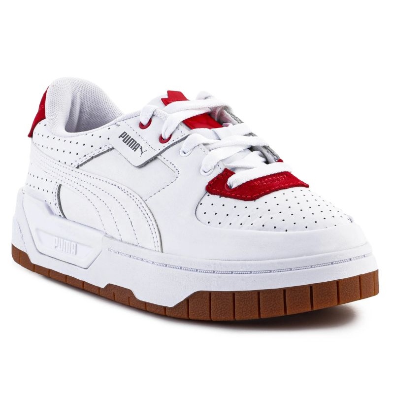 Puma cali on sale blanche et rouge
