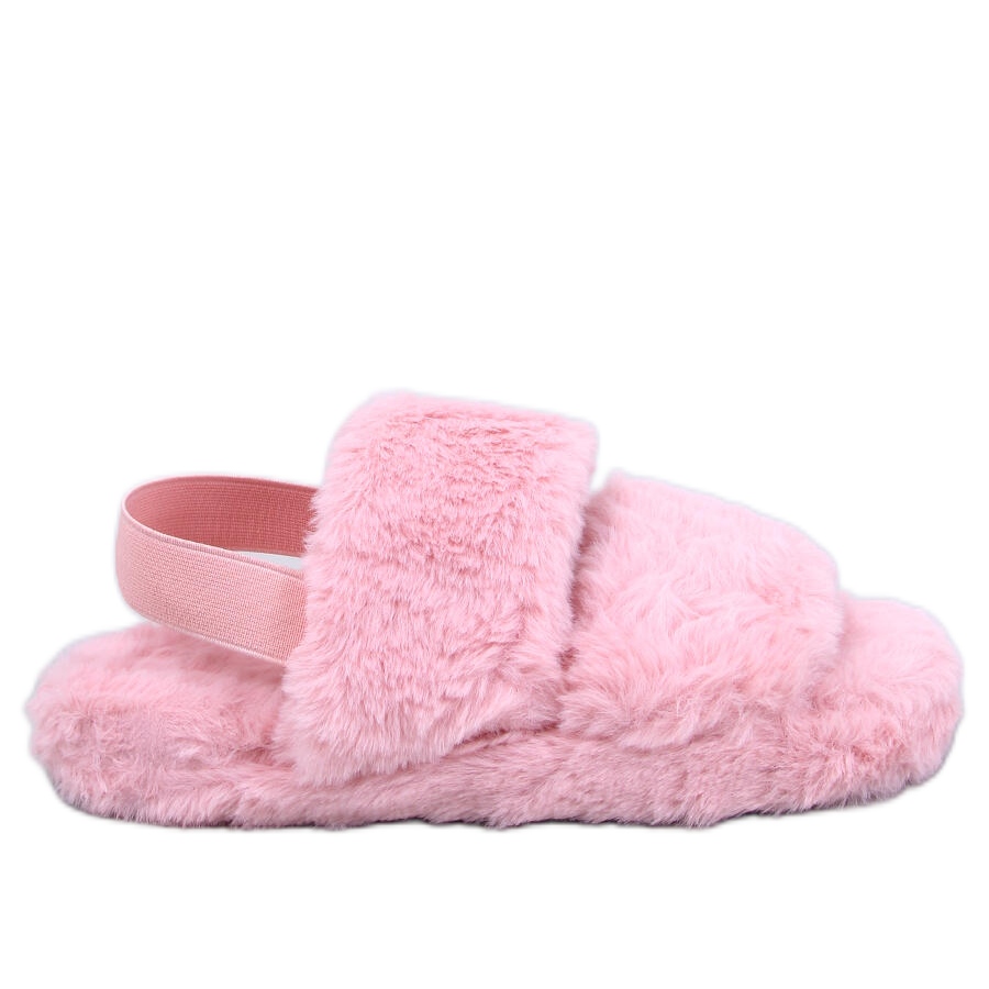 Chaussons femme Rhodes avec lastique rose