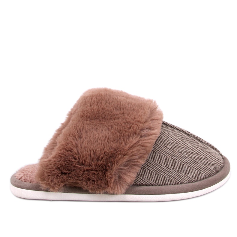 Chaussons homme à chevrons Gregory Mocca beige Chaussons homme à chevrons Gregory Mocca beige