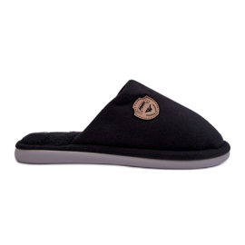 Pantoufles Makis noires classiques pour hommes le noir