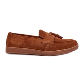 Mocassins En Daim Homme Zazoo 1566 Marron brun