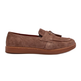 Mocassins En Daim Homme Zazoo 1566 Marron brun