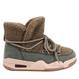 Bottes de neige isolées Remal Green vert