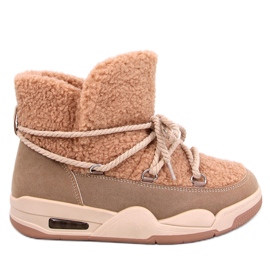Bottes de neige isolées Remal Khaki beige Bottes de neige isolées Remal Khaki beige