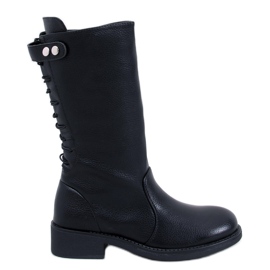 Jacks Bottes militaires noires le noir