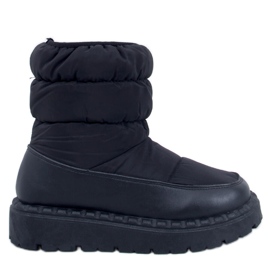 Javier Bottes de neige en nylon noir le noir