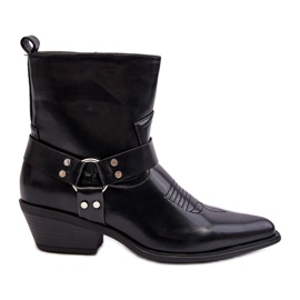 Bottes de cowboy isolées pour femmes noires Venosa le noir Bottes de cowboy isolées pour femmes noires Venosa le noir