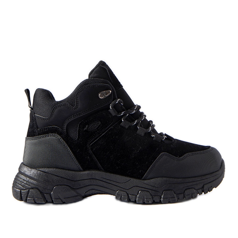 Bottines Ponte isolées noires en éco-daim pour hommes le noir