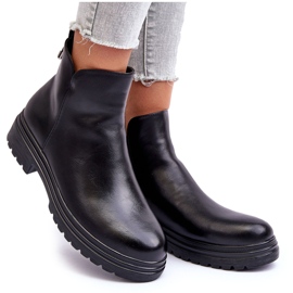 Bottes de femmes Eco-cuir isolé noir