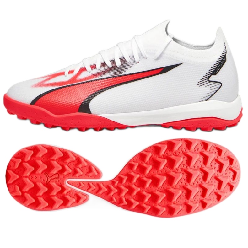 Chaussures de football Puma Ultra Match Tt M 107521-01 blanche Chaussures de football Puma Ultra Match Tt M 107521-01 blanche