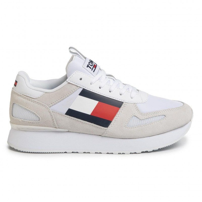Tommy Hilfiger Chaussures Tommy Jeans Runner M EM0EM00410-YBS blanche