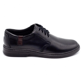 Joker Chaussures pour hommes en cuir 415 noir