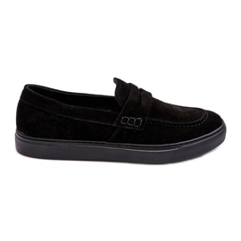 Mocassins Homme Daim Zazoo 1574 Noir