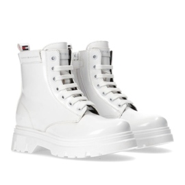 Tommy Hilfiger Bottine Lacu Up W T4A5-33039-1453100-100 blanc
