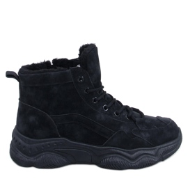 Elius Baskets d'hiver isolées noires le noir