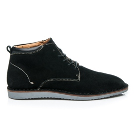 Mazaro Chaussures en cuir noir