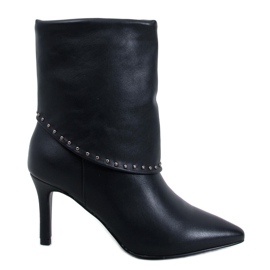 Bottines à talons hauts Wesh Black le noir