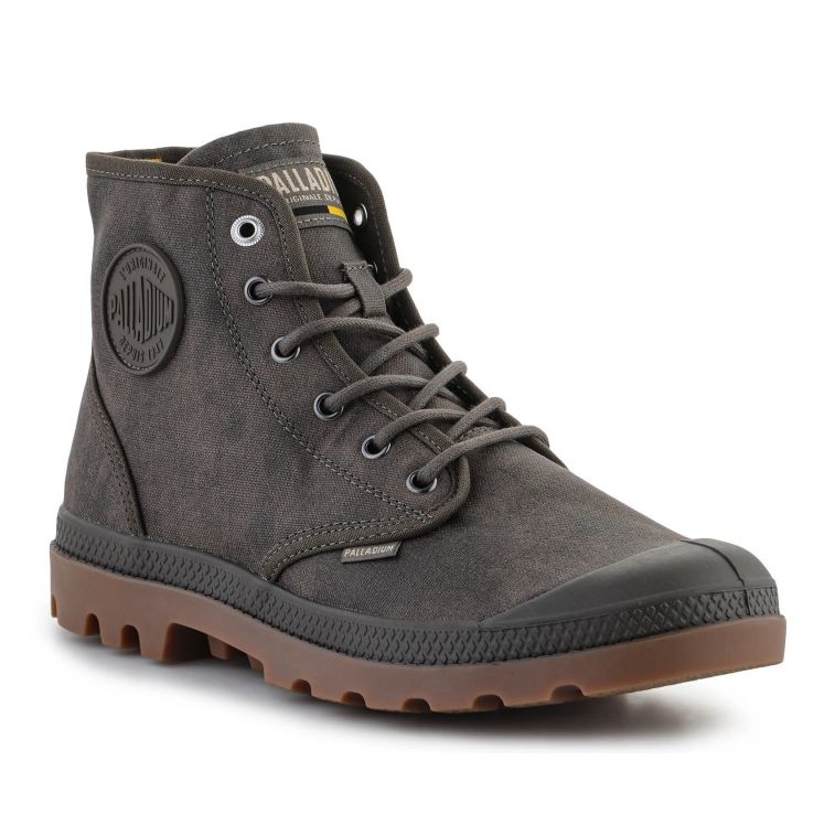 Chaussures Palladium Pampa Hi Wax Major M 77222-258-M brun