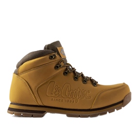 Chaussures en cuir marron Lee Cooper LCJ-20-01-012 brun