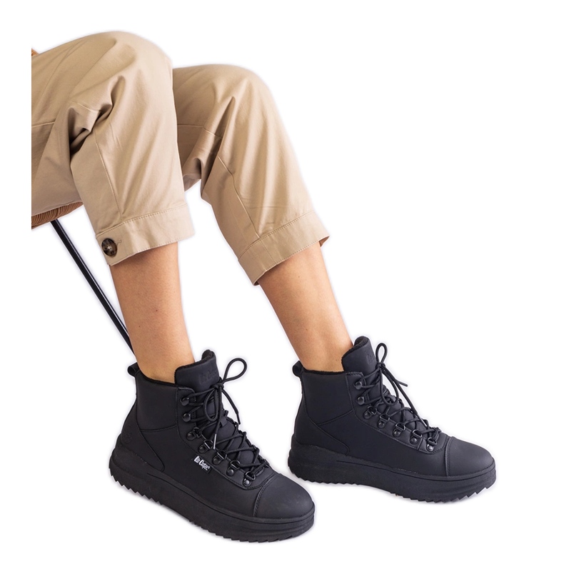 Bottes chaudes noires Lee Cooper LCJ-23-31-3028L le noir