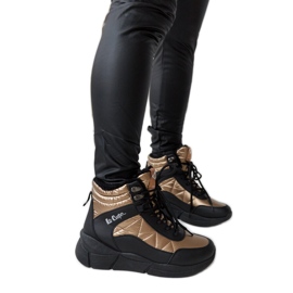 Bottes de neige dorées Lee Cooper LCJ-23-44-1986L noir