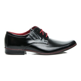 Lucca Richelieus cuir homme noir