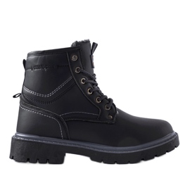 Bottes Telti isolées classiques noires pour hommes