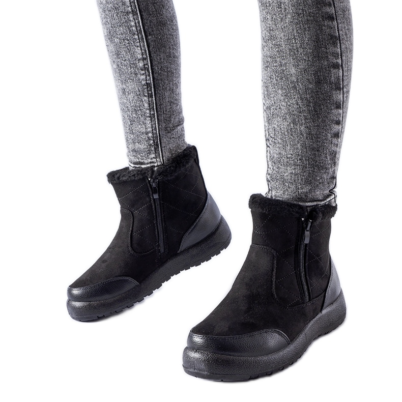 Bottes Caprarica légères isolées noires le noir