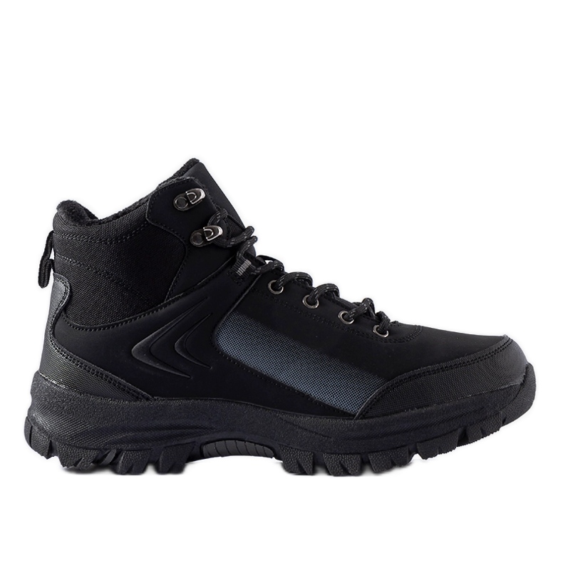 Bottes isolées noires style trekking Mers le noir