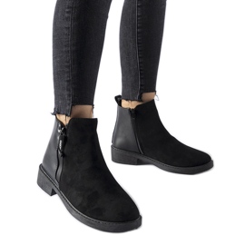 Bottines Montaldo classiques isolées noires