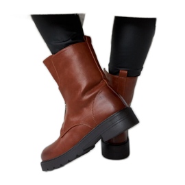 Bottes isolées marron avec fermeture éclair d'Oakdale brun