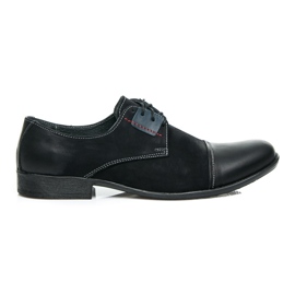 Lucca Chaussures en cuir classique le noir