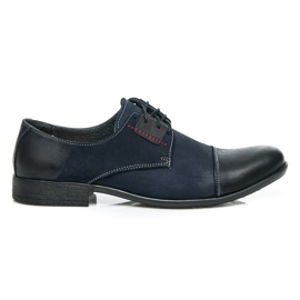 Lucca Chaussures en cuir classique bleu