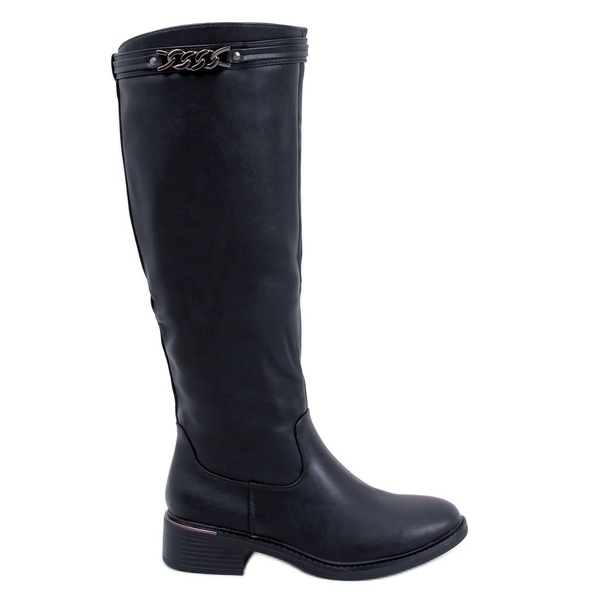 Bottes classiques top cuir femme