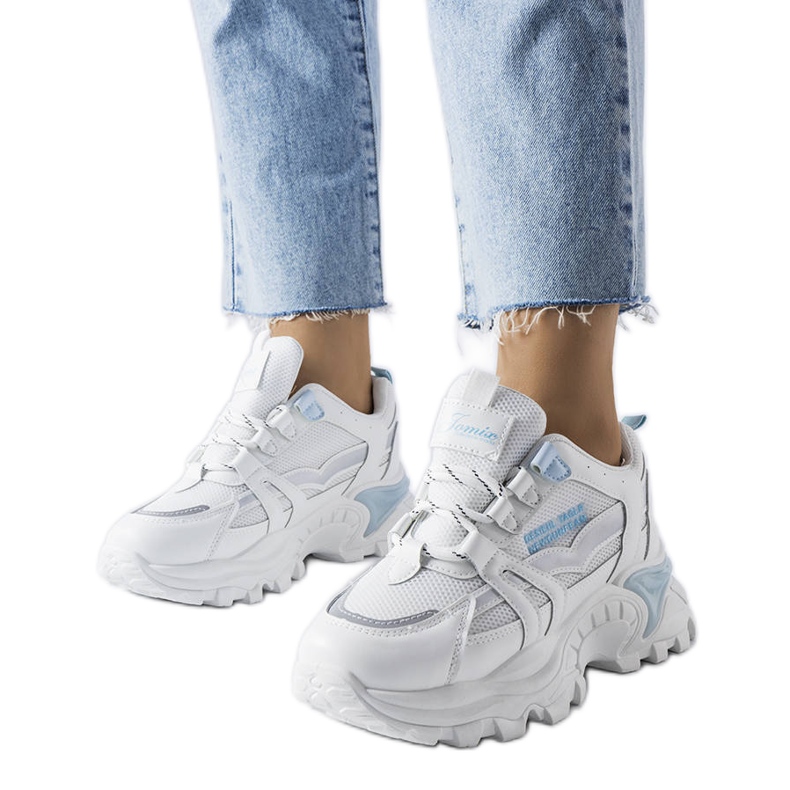 Baskets bleues avec empiècements Opal fluo Baskets bleues avec empiècements Opal fluo