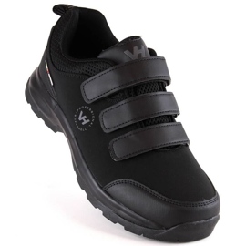 Vanhorn W WOL168 chaussures de randonnée velcro, noir