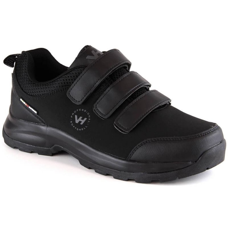 Vanhorn M WOL170 chaussures de randonnée softshell avec velcro le noir