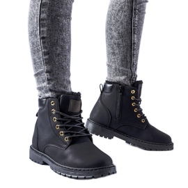 Travailleurs Leonardo classiques isolés noirs