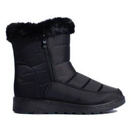 W. Potocki Bottes de neige noires pour femmes par Potocki le noir