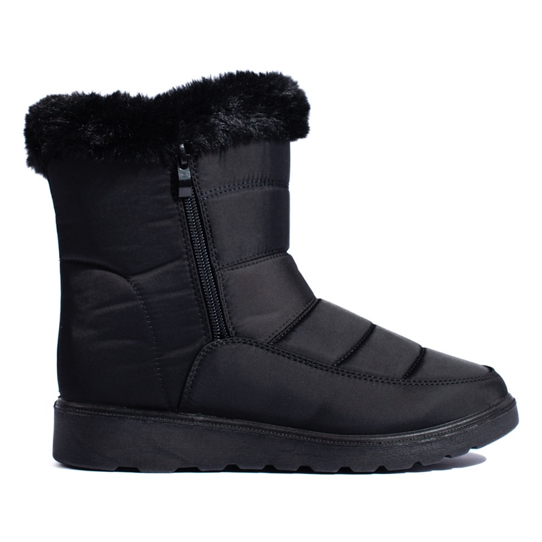 W. Potocki Bottes de neige noires pour femmes par Potocki le noir