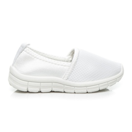 Doremi Baskets confortables pour les enfants blanc